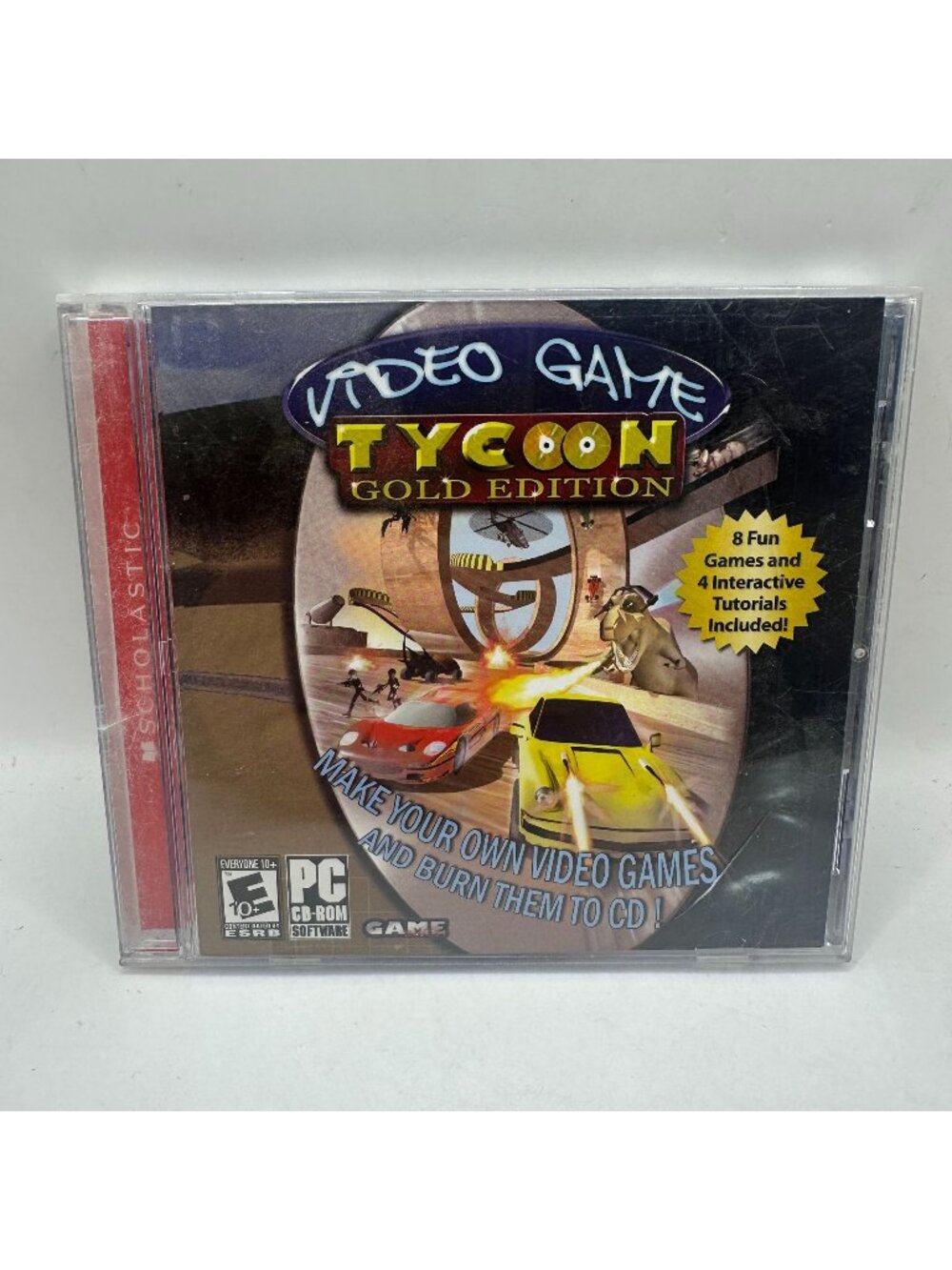 Video Game Tycoon Gold Edition PC CD Rom Scholastic Interactive Tutorials